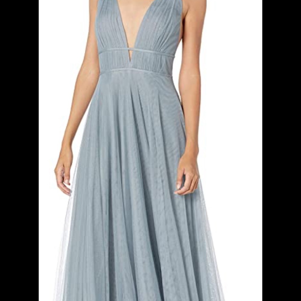 Blue Jenny Yoo Bridemaid Dress Size 2